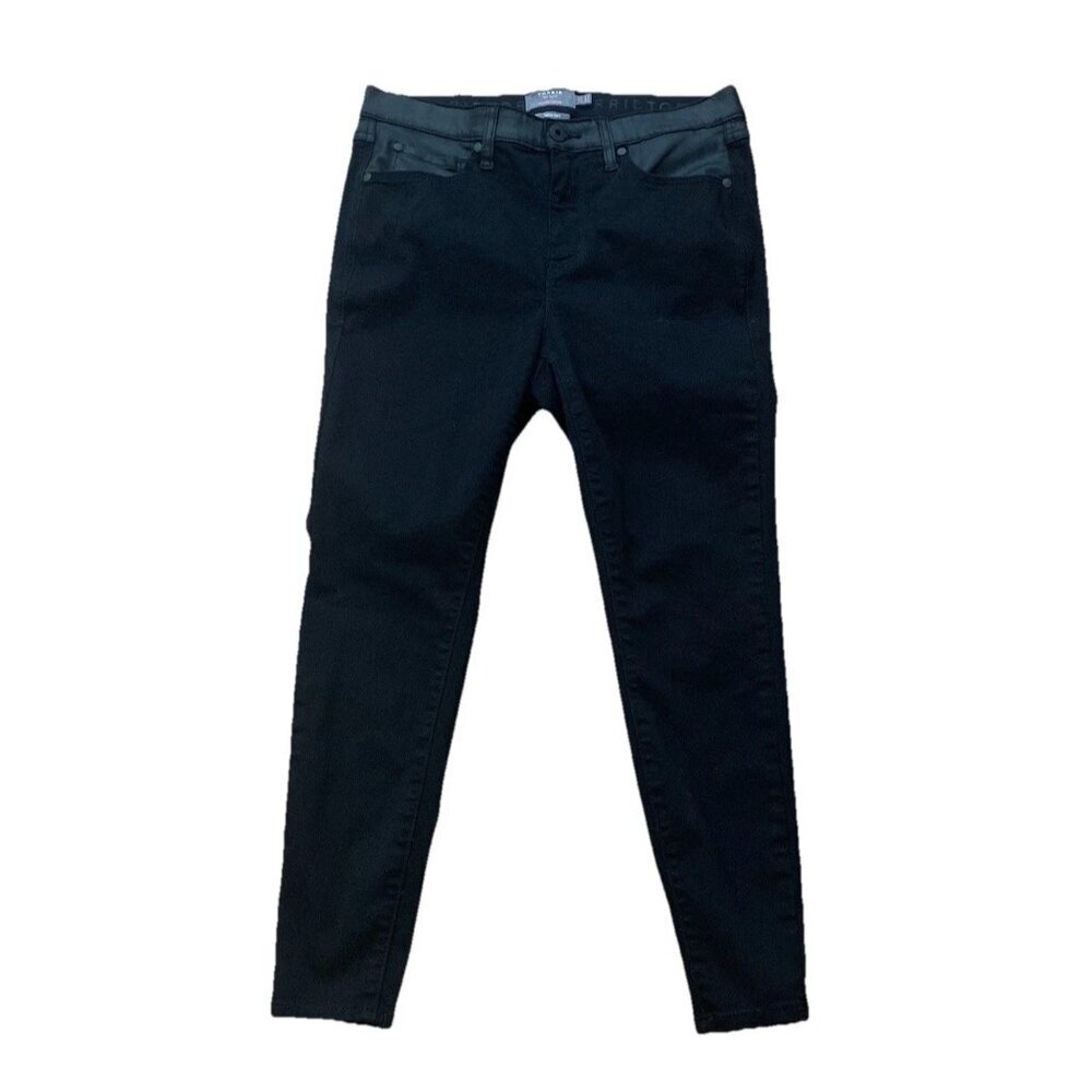 Torrid Sky High Jeans Womens 12S Skinny Super Soft Black Denim Stretch